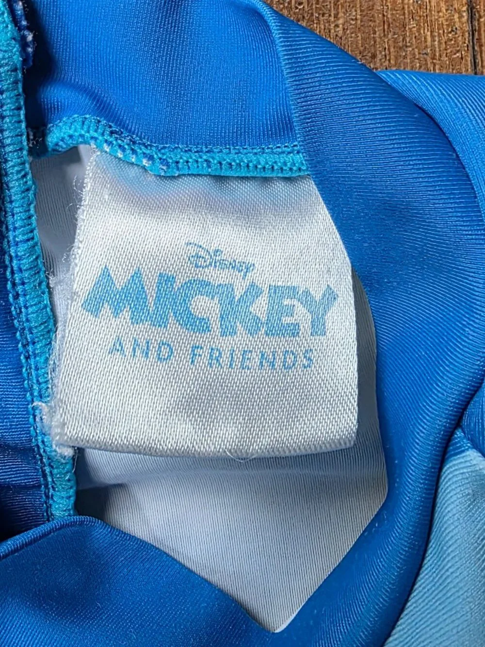 Disney Mickey And Friends Toddler Striped 2-Piece Bathing Suit Size 5